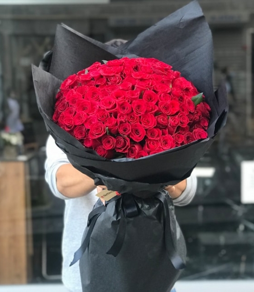 101 Adet Kırmızı Gül