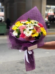 Renkli Gerbera Buketi